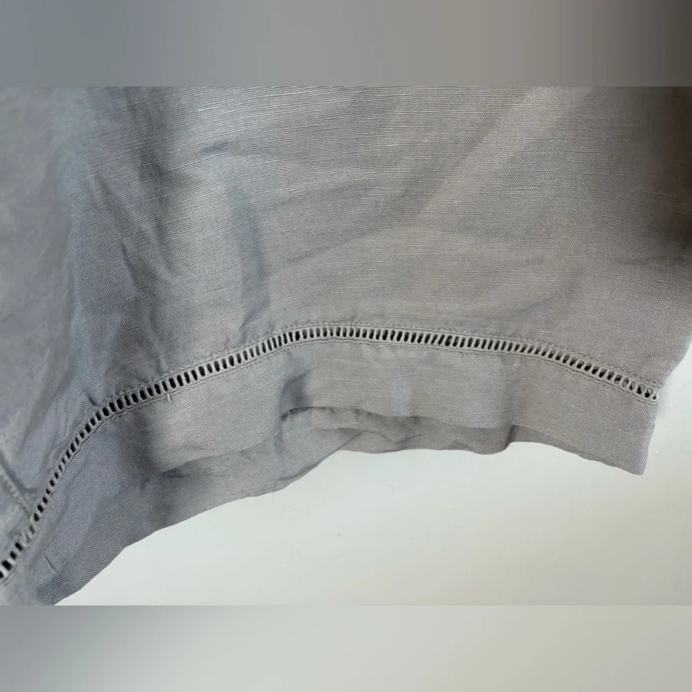 NEW Lane Bryant Wide leg Pull on Linen Pants Sand‎ Tan Minimalist Neutral 0237 - Picture 3 of 10